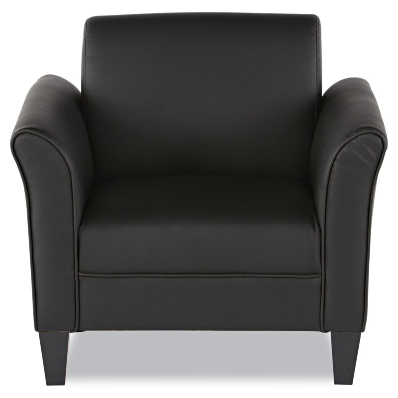 Alera Reception Lounge Sofa Series Club Chair, 35.43" x 30.7" x 32.28", Black