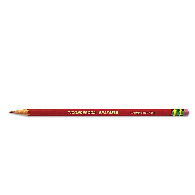 Ticonderoga Erasable Colored Pencils, 2.6 mm, 2B (