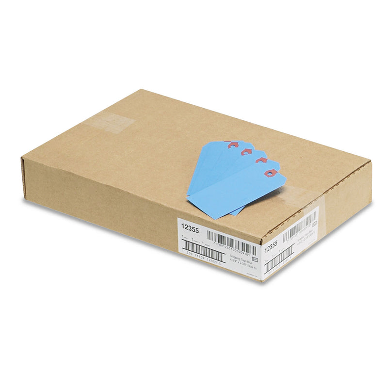 Avery Unstrung Shipping Tags, 11.5 pt Stock, 4.75 x 2.38, Blue, 1,000/Box