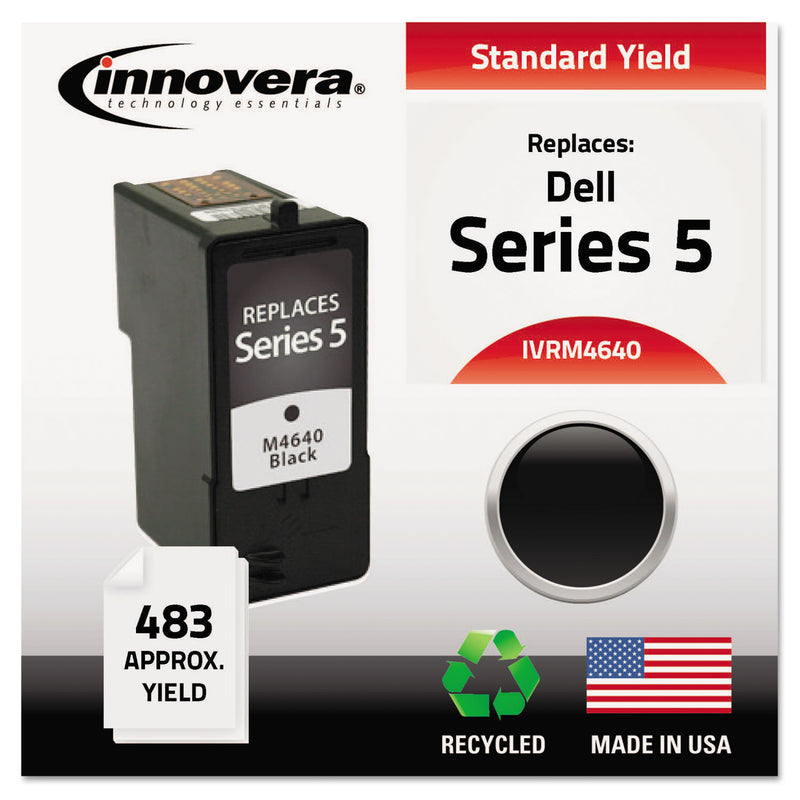 Innovera Remanufactured Black High-Yield Ink, Replacement for Series 5 (M4640), 483 Page-Yield