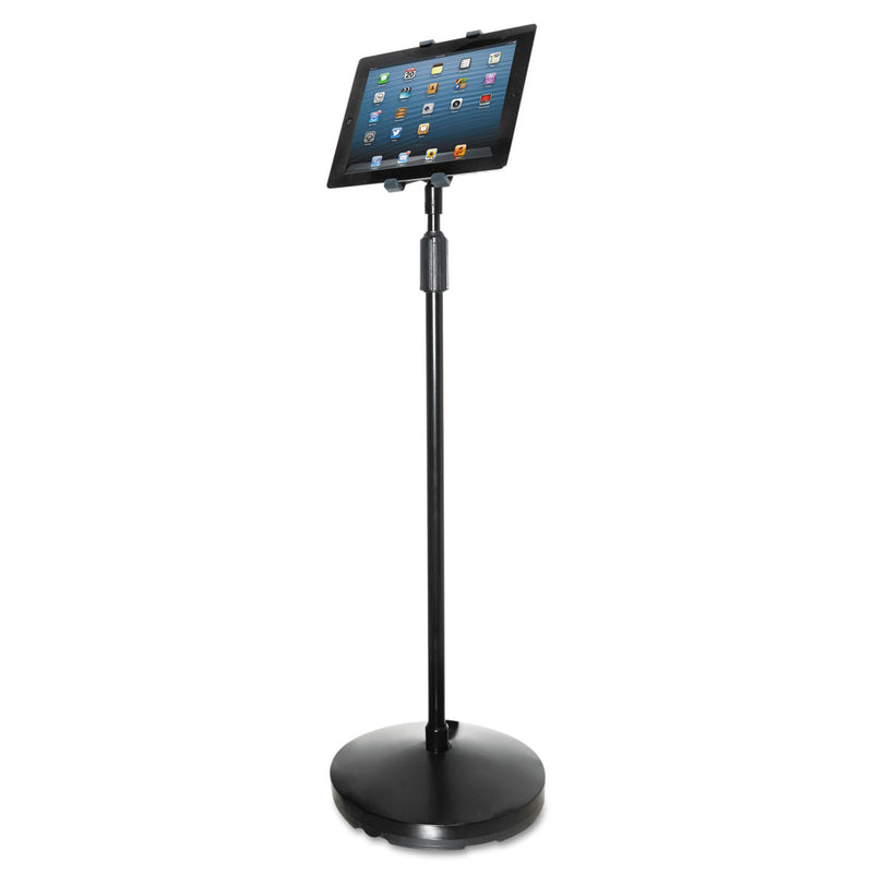 Kantek Floor Stand for iPad and Other Tablets, Black