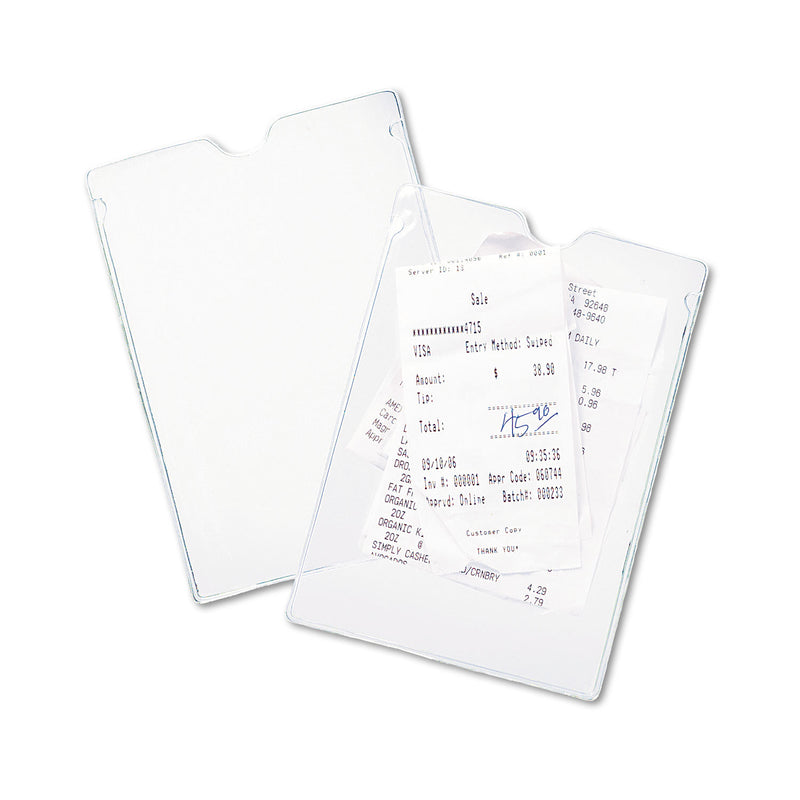 Avery Top-Load Clear Vinyl Envelopes w/Thumb Notch, 4 x 6, Clear, 10/Pack