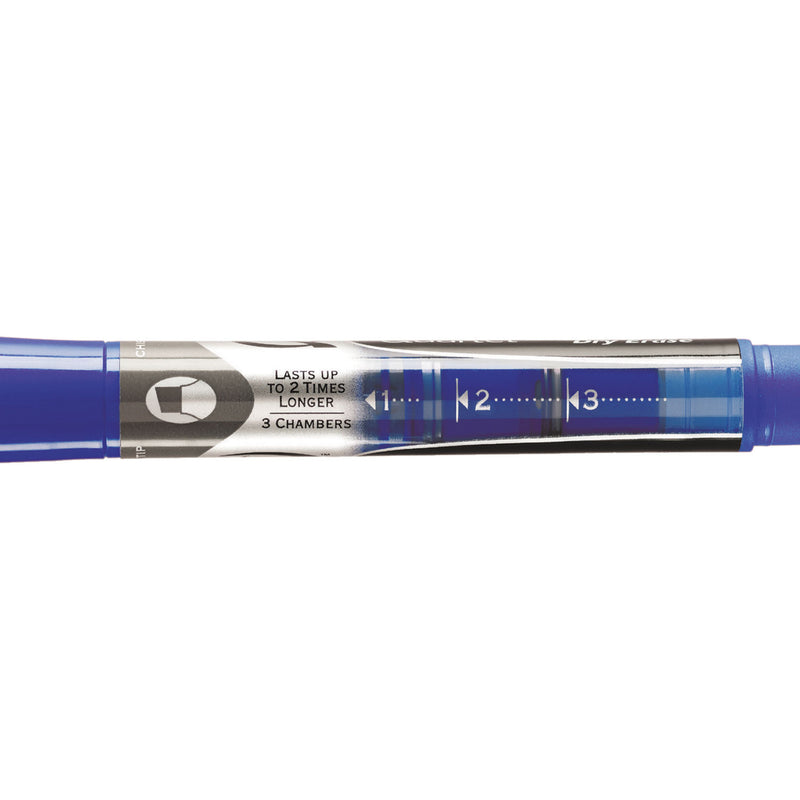 Quartet EnduraGlide Dry Erase Marker, Broad Chisel Tip, Blue, Dozen