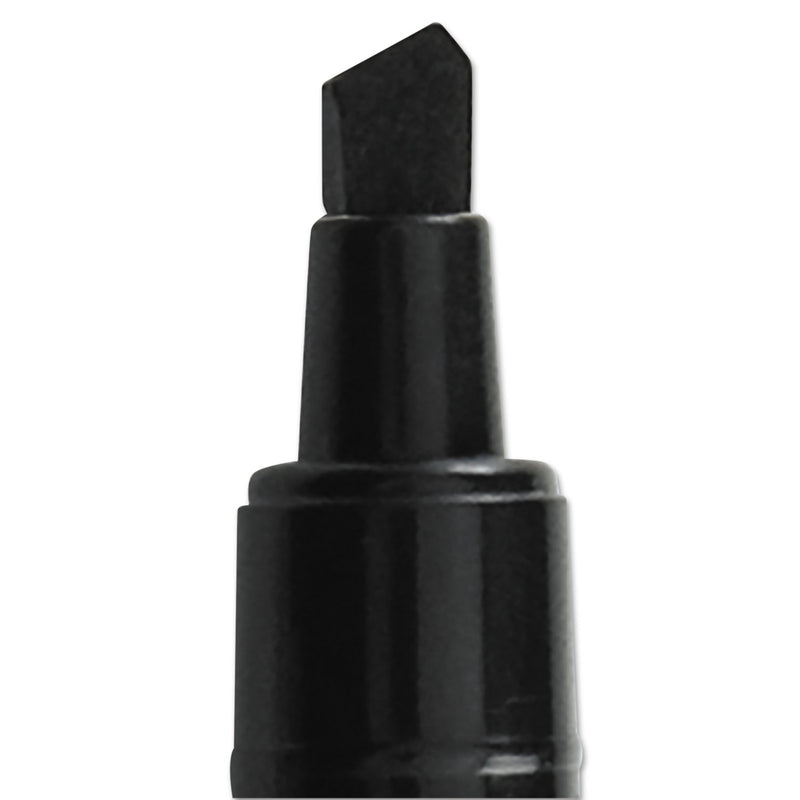 Quartet EnduraGlide Dry Erase Marker, Broad Chisel Tip, Black, Dozen