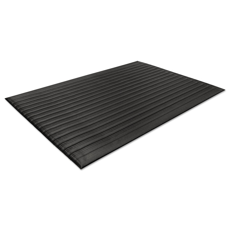 Guardian Air Step Antifatigue Mat, Polypropylene, 36 x 144, Black