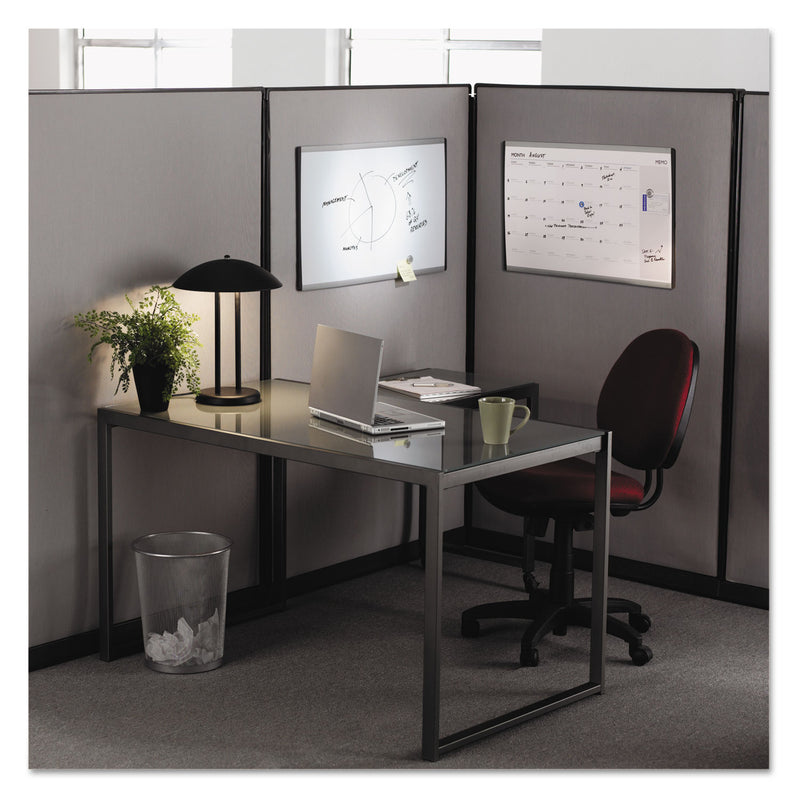 Quartet Magnetic Dry-Erase Board, Steel, 18 x 30, White Surface, Silver Aluminum Frame