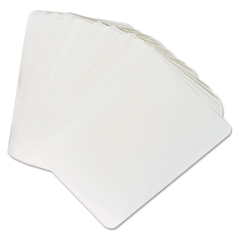 Universal Laminating Pouches, 5 mil, 2.13" x 3.38", Matte Clear, 25/Pack