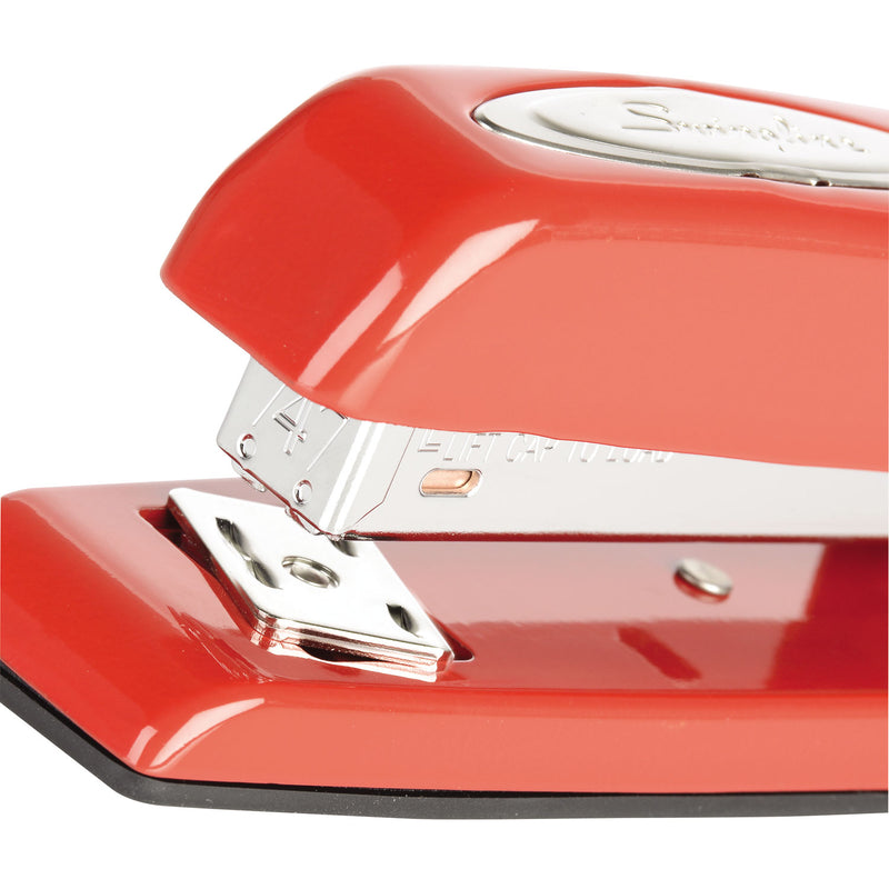 Swingline 747 Business Full Strip Desk Stapler, 25-Sheet Capacity, Rio Red