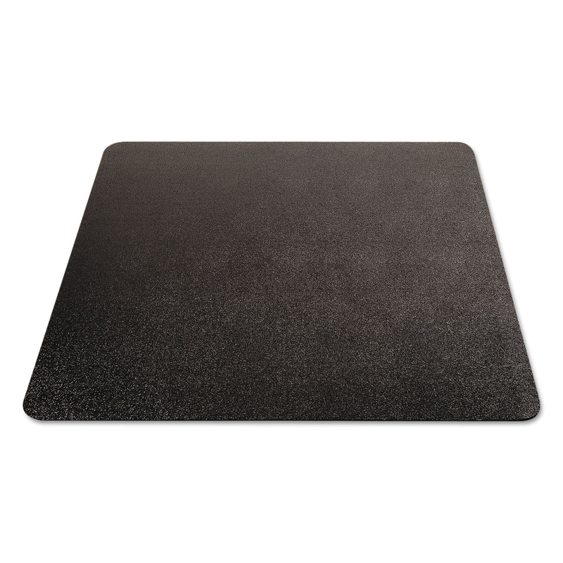 deflecto EconoMat All Day Use Chair Mat for Hard Floors, 45 x 53, Rectangular, Black