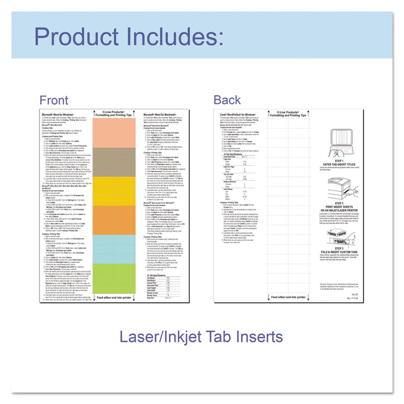 C-Line Expanding File with Zipper Closure, 2" Expansion, 13 Sections, Zipper Closure, 1/12-Cut Tabs, Letter Size, Blue