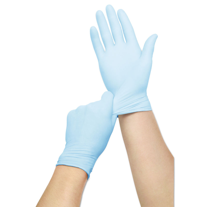 Curad Nitrile Exam Glove, Powder-Free, Large, 150/Box