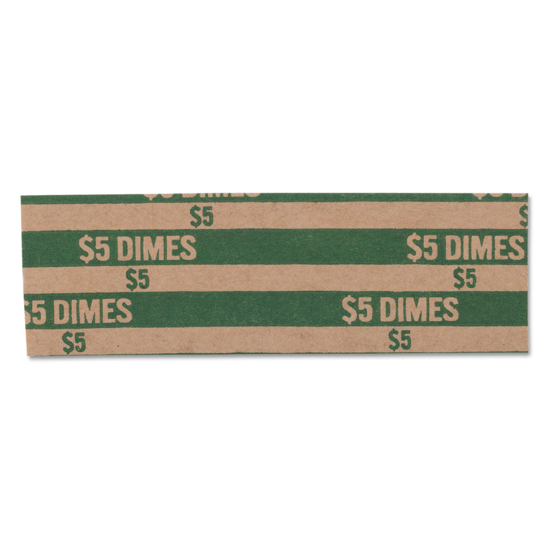 Pap-R Products Flat Coin Wrappers, Dimes, $5, 1000 Wrappers/Box