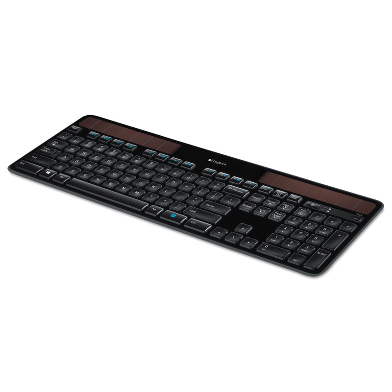 Logitech K750 Wireless Solar Keyboard, Black