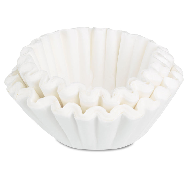 BUNN Coffee Filters, 8 to 12 Cup Size, Flat Bottom, 100/Pack