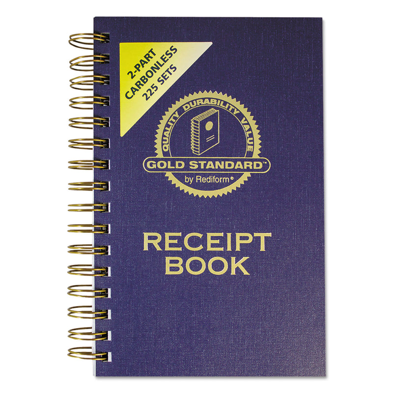 Rediform Money Receipt Book, Two-Part Carbonless, 5 x 2.75, 3/Page, 225 Forms