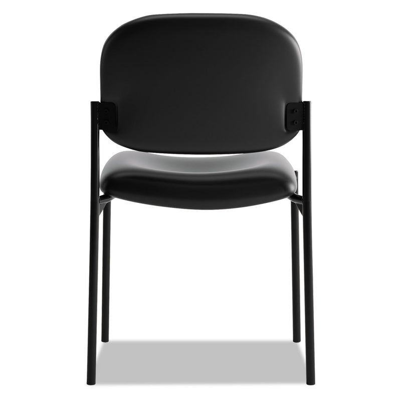 HON VL606 Stacking Guest Chair without Arms, Supports Up to 250 lb, Black