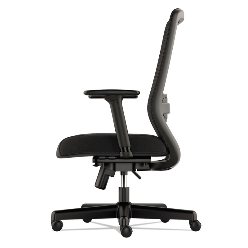 HON Exposure Mesh High-Back Task Chair, Supports Up to 250 lb, 18" to 21.5" Seat Height, Black