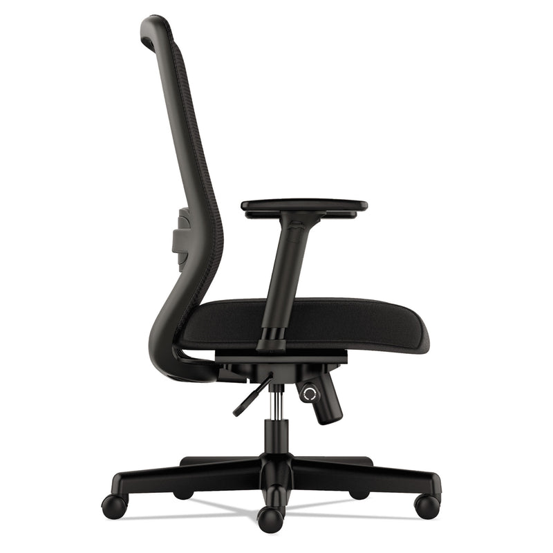 HON Exposure Mesh High-Back Task Chair, Supports Up to 250 lb, 18" to 21.5" Seat Height, Black