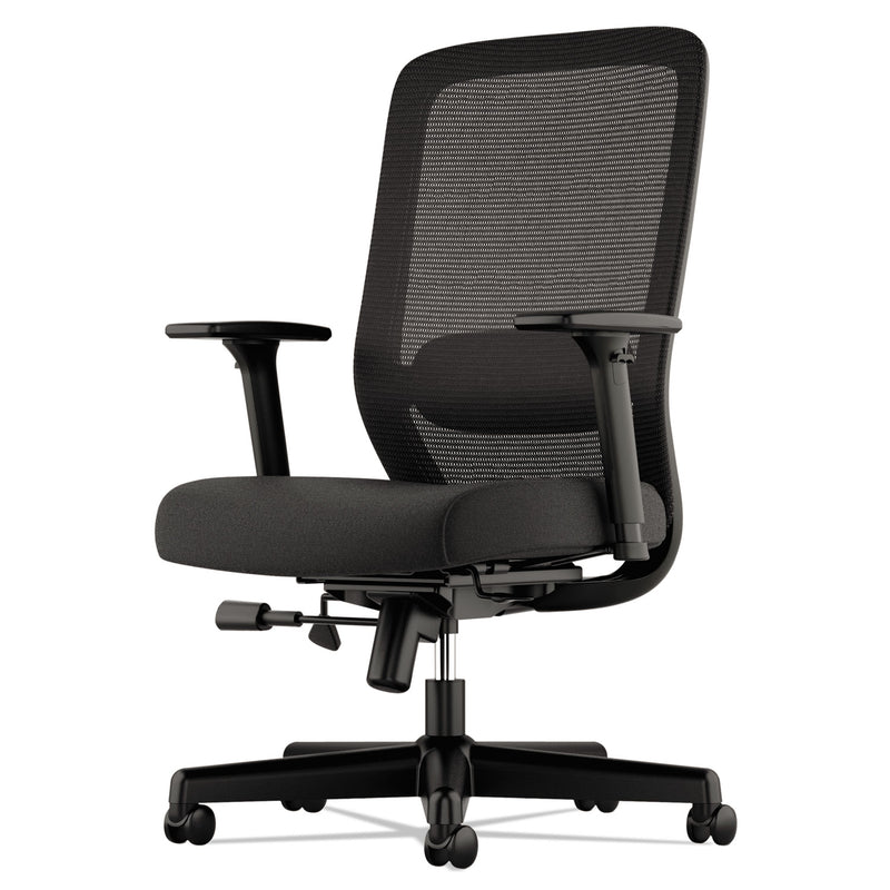 HON Exposure Mesh High-Back Task Chair, Supports Up to 250 lb, 18" to 21.5" Seat Height, Black