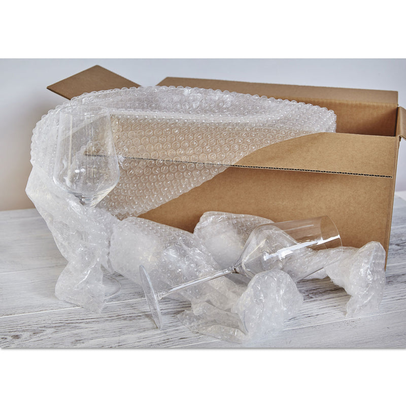 Sealed Air Recycled Bubble Wrap, Light Weight 5/16" Air Cushioning, 12" x 100ft