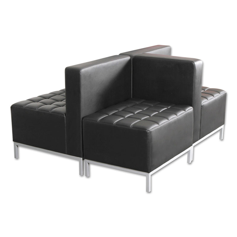 Alera QUB Series Corner Sectional, 26.38w x 26.38d x 30.5h, Black