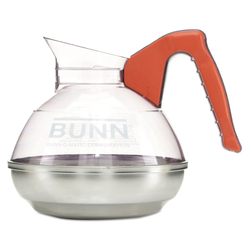 BUNN 64 oz. Easy Pour Decanter, Orange Handle