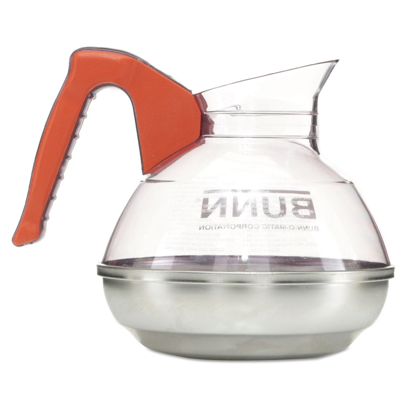 BUNN 64 oz. Easy Pour Decanter, Orange Handle