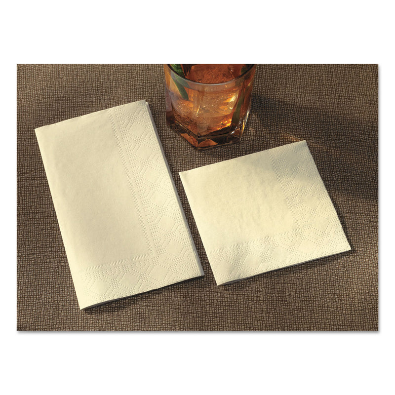 Hoffmaster Dinner Napkins, 2-Ply, 15 x 17, White, 1000/Carton