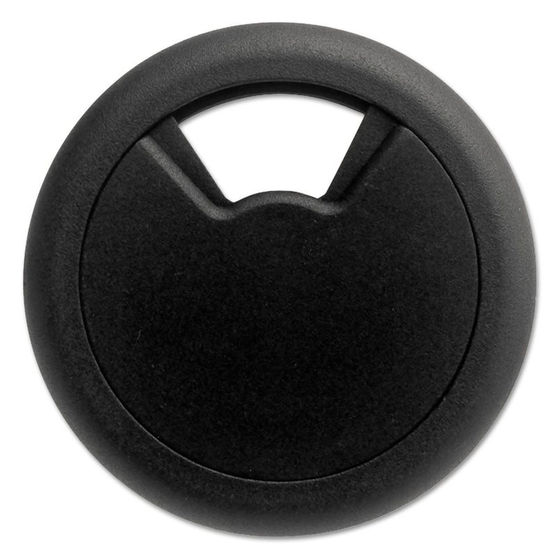 Cord Away Grommet, Adjustable, 2" Diameter, Black