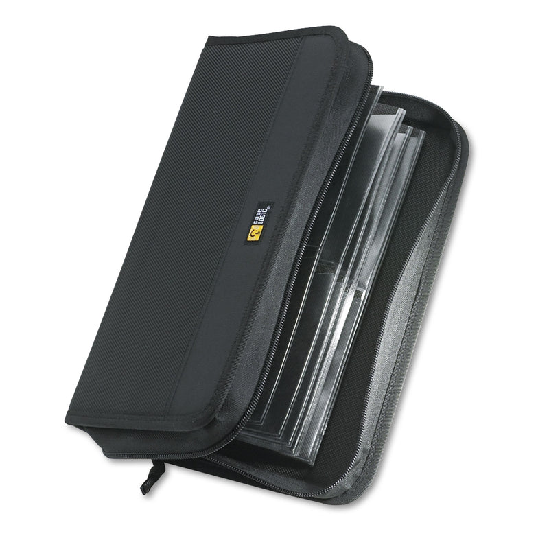 Case Logic CD/DVD Wallet, Holds 72 Discs, Black