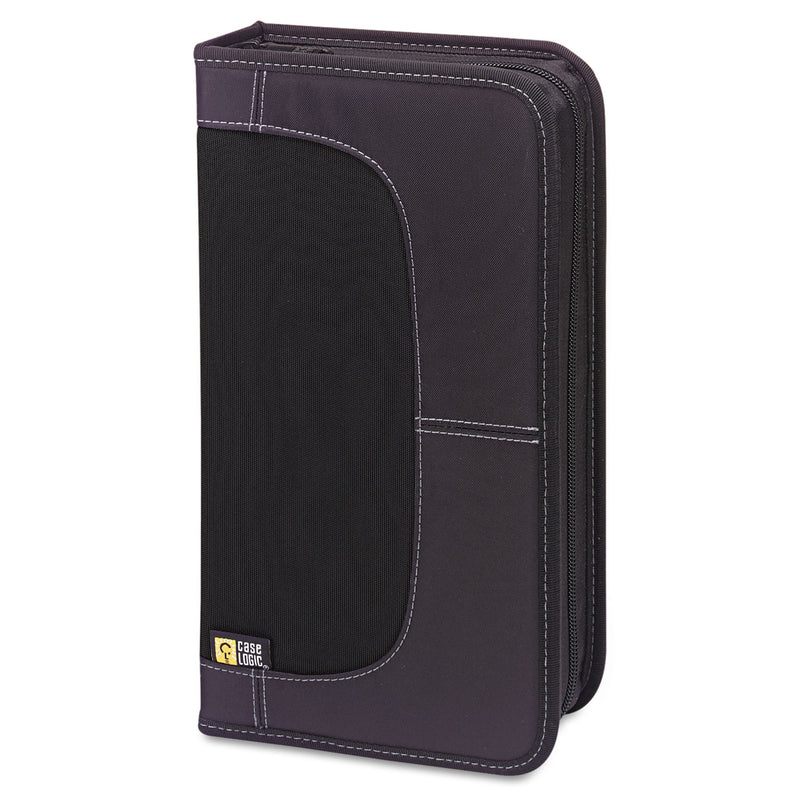 Case Logic CD/DVD Wallet, Holds 72 Discs, Black