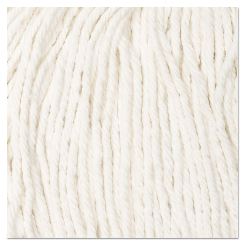 Boardwalk Cut-End Wet Mop Head, Rayon, No. 20, White, 12/Carton