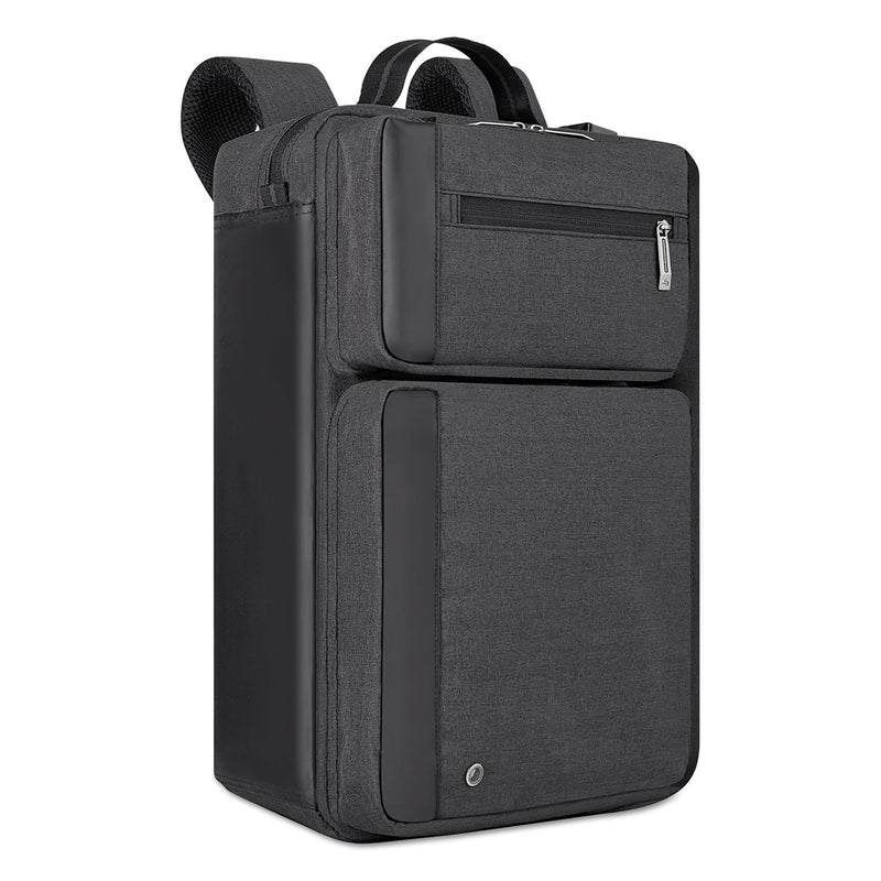 Solo Urban Hybrid Briefcase, Fits Devices Up to 15.6", Polyester, 16.75" x 4" x 12", Gray