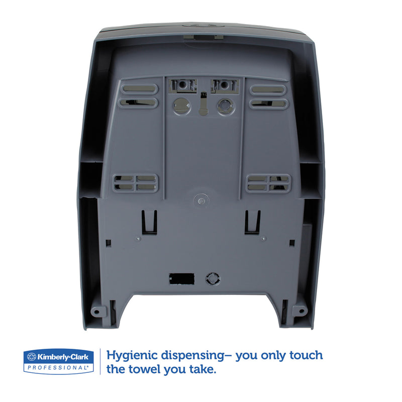 Kimberly-Clark Professional* Sanitouch Hard Roll Towel Dispenser, 12.63 x 10.2 x 16.13, Smoke