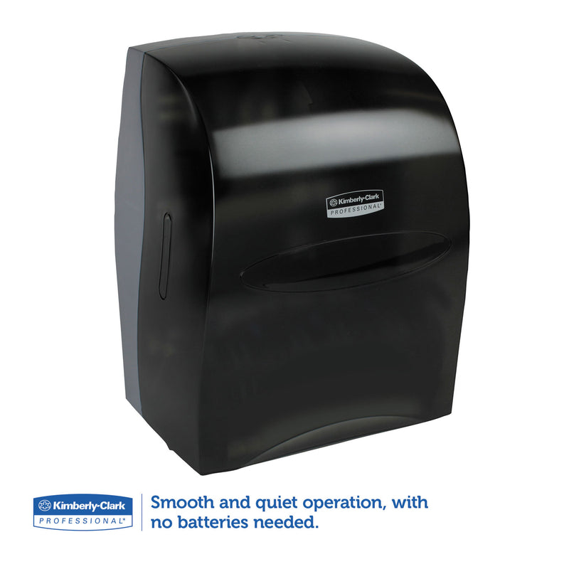 Kimberly-Clark Professional* Sanitouch Hard Roll Towel Dispenser, 12.63 x 10.2 x 16.13, Smoke