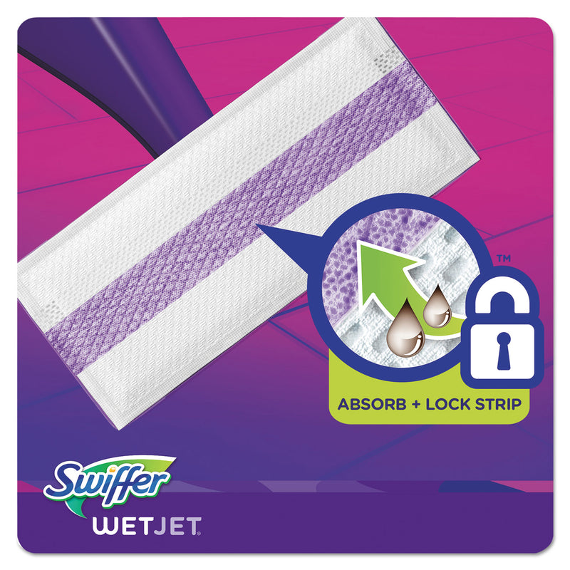 Swiffer WetJet System Refill Cloths, 11.3" x 5.4", White, 24/Box