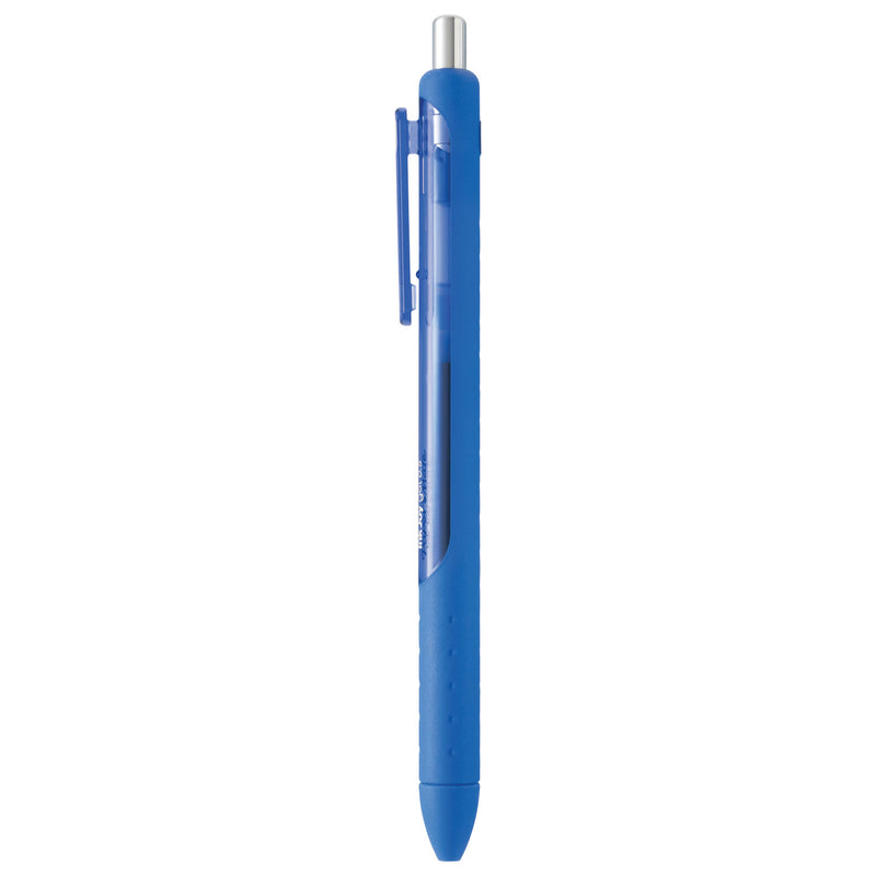 Paper Mate InkJoy Gel Pen, Retractable, Micro 0.5 mm, Blue Ink, Blue Barrel, Dozen