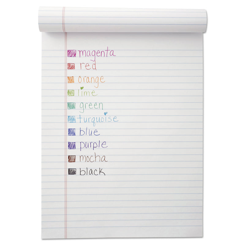 Paper Mate InkJoy 100 RT Ballpoint Pen, Retractable, Medium 1 mm, Red Ink, Red Barrel, Dozen