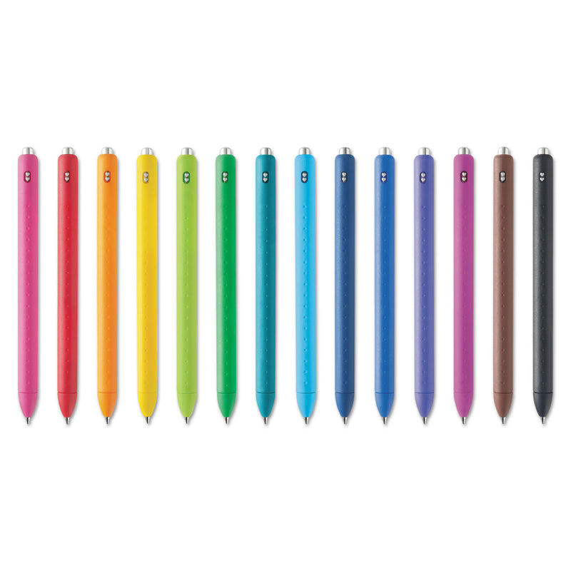 Paper Mate InkJoy Gel Pen, Retractable, Medium 0.7 mm, Assorted Ink and Barrel Colors, 14/Pack