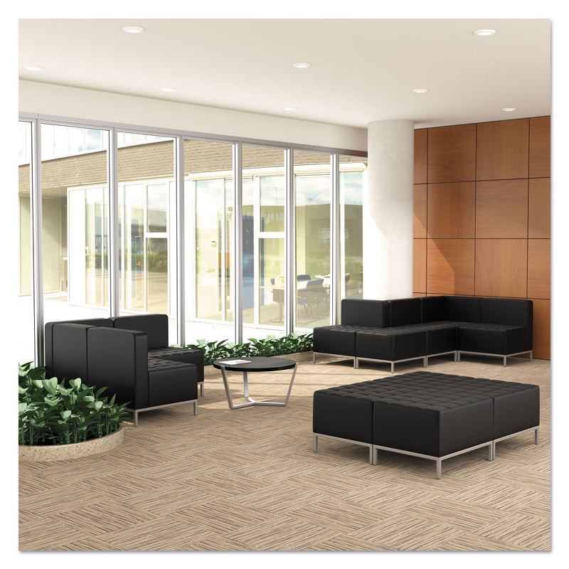 Alera QUB Series Corner Sectional, 26.38w x 26.38d x 30.5h, Black