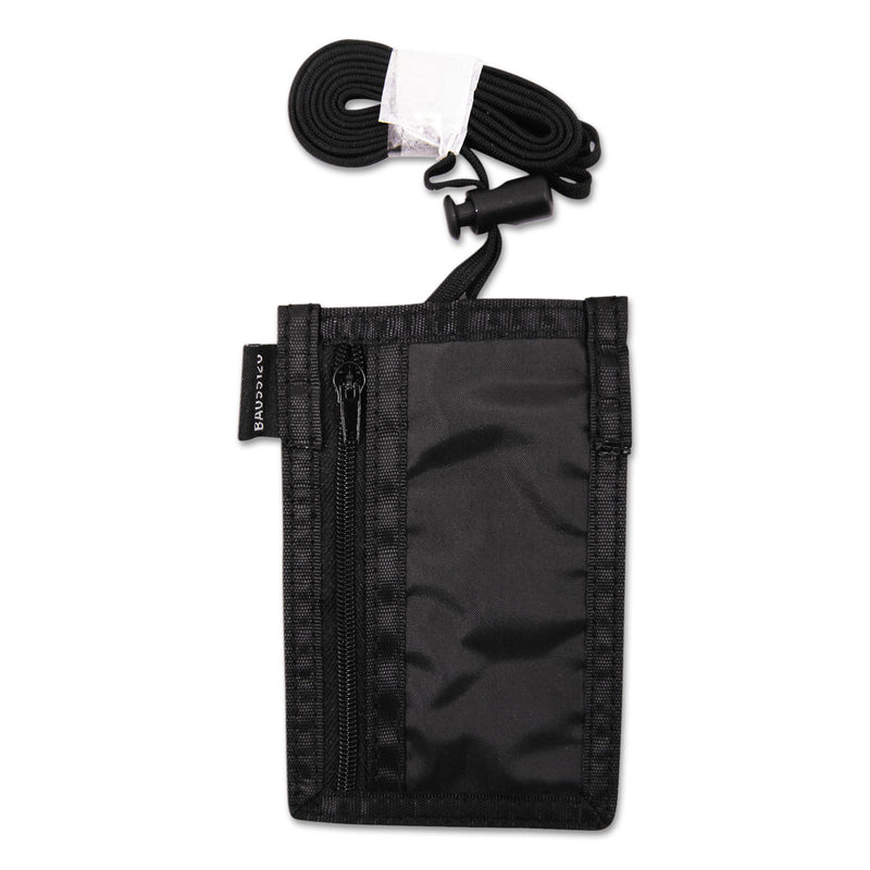 SICURIX Sicurix ID Neck Pouch, Vertical, 3 x 4 3/4, Black