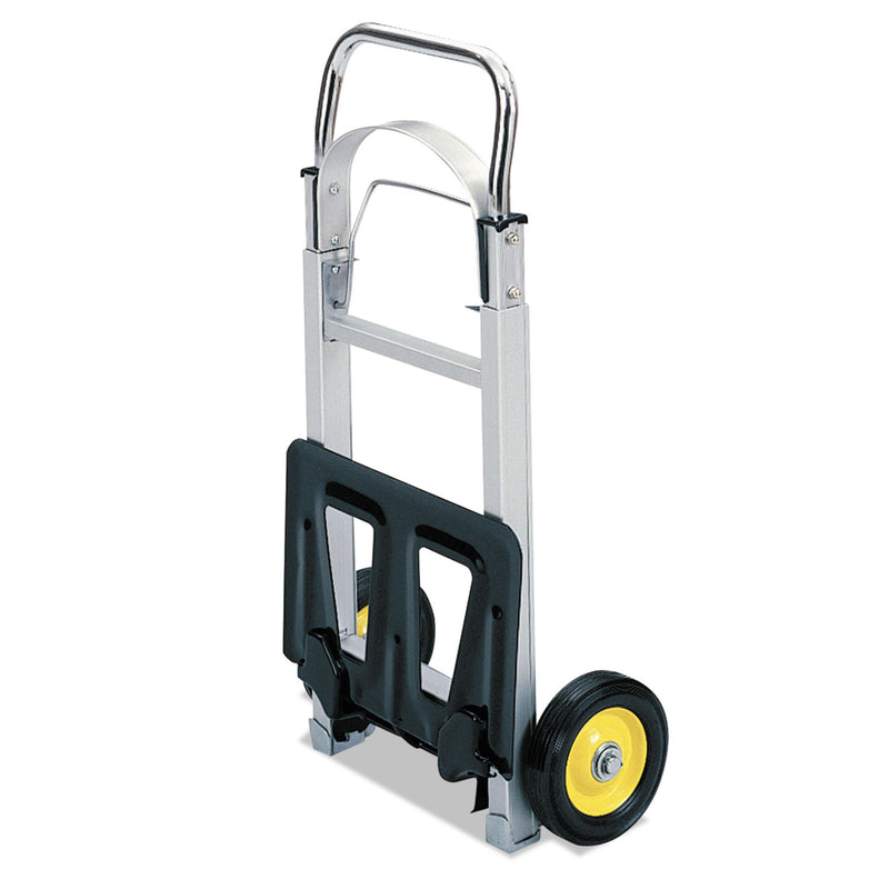 Safco HideAway Aluminum Hand Truck, 250 lb Capacity, 15.5 x 16.5 x 43.5, Aluminum