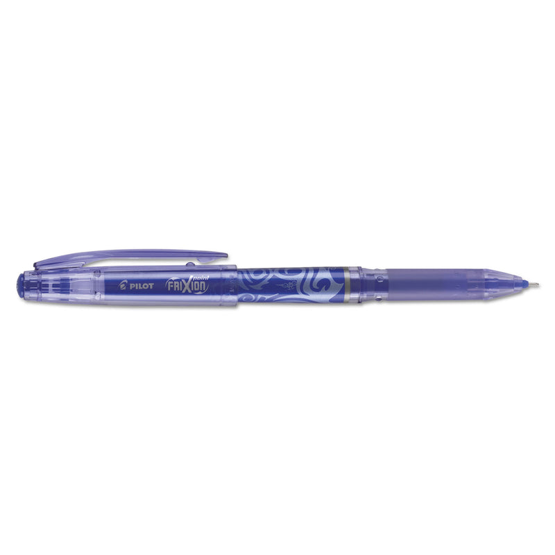 Pilot FriXion Point Erasable Gel Pen, Stick, Extra-Fine 0.5 mm, Blue Ink, Blue Barrel