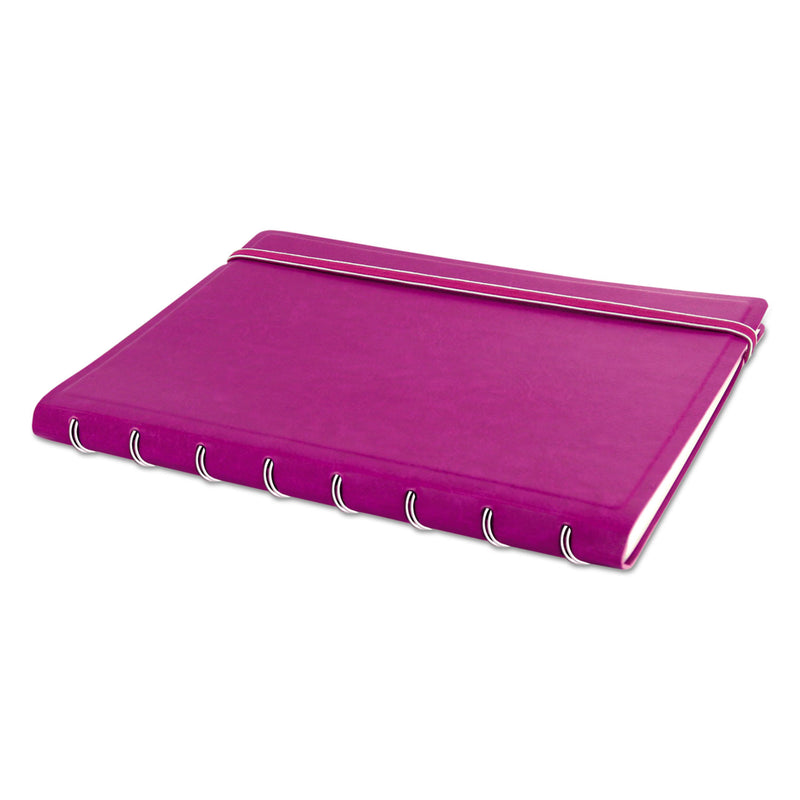 Filofax Notebook, 1 Subject, Medium/College Rule, Fuchsia Cover, 8.25 x 5.81, 112 Sheets