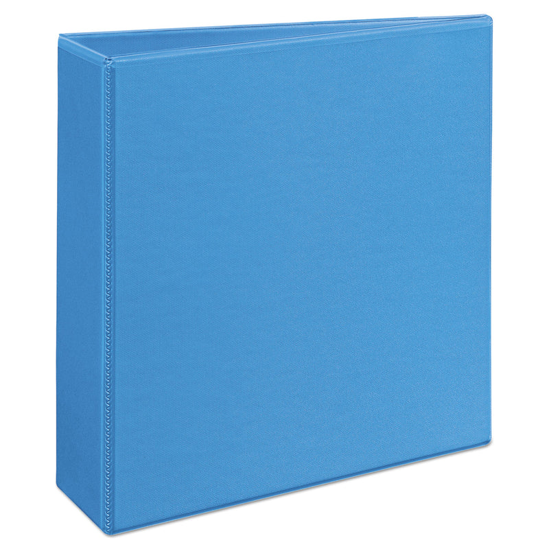 Avery Heavy-Duty Non Stick View Binder with DuraHinge and Slant Rings, 3 Rings, 3" Capacity, 11 x 8.5, Light Blue, (5601)