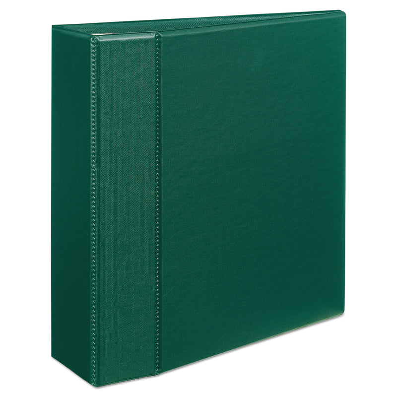 Avery Heavy-Duty Non-View Binder with DuraHinge and Locking One Touch EZD Rings, 3 Rings, 4" Capacity, 11 x 8.5, Green