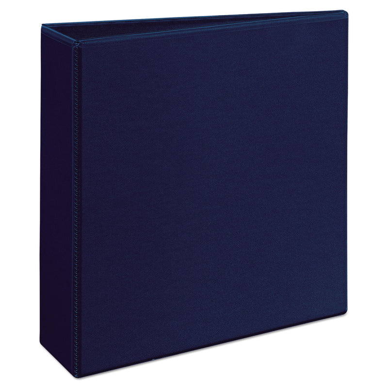 Avery Heavy-Duty View Binder with DuraHinge and Locking One Touch EZD Rings, 3 Rings, 3" Capacity, 11 x 8.5, Navy Blue