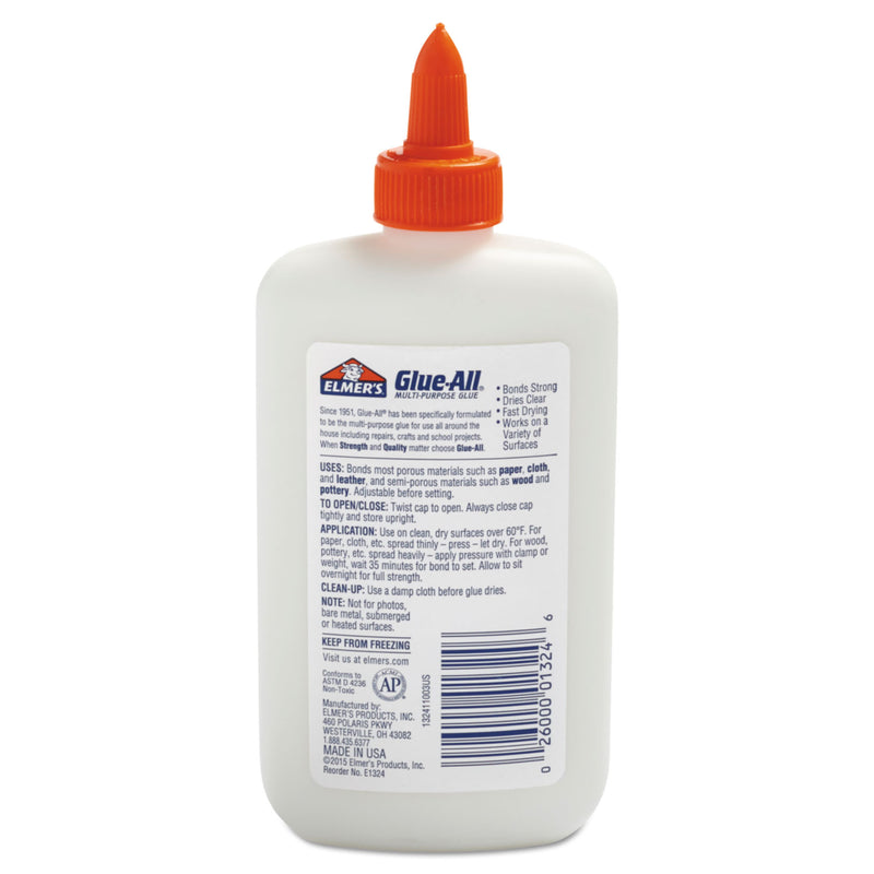 Elmer's Glue-All White Glue, 7.63 oz, Dries Clear