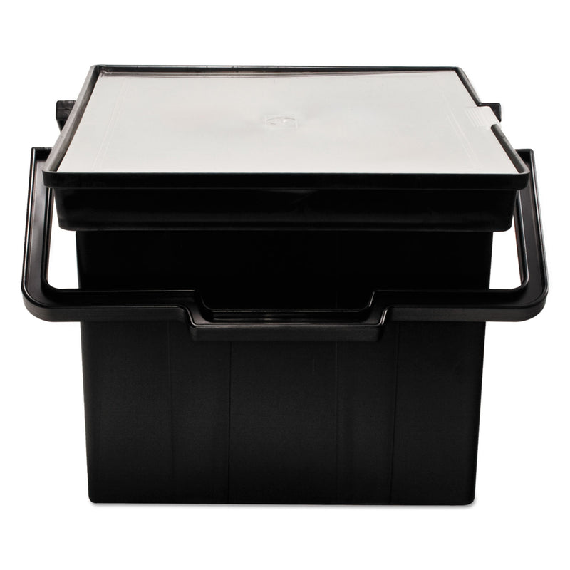 Advantus Companion Portable File, Letter/Legal Files, 17" x 14" x 11", Black