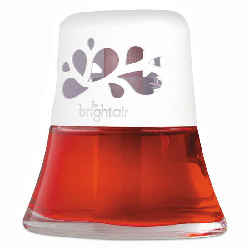 BRIGHT Air Scented Oil Air Freshener, Macintosh Apple and Cinnamon, Red, 2.5 oz